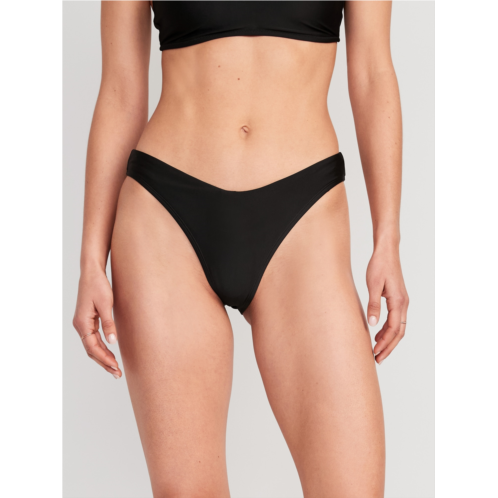 Oldnavy Low-Rise V-Front French-Cut Bikini Swim Bottoms