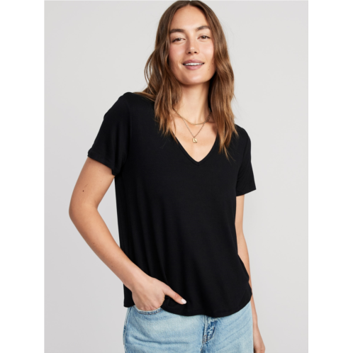 Oldnavy Luxe Ribbed Slub-Knit T-Shirt