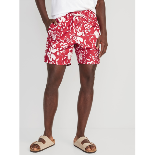 Oldnavy Printed Swim Trunks --7-inch inseam