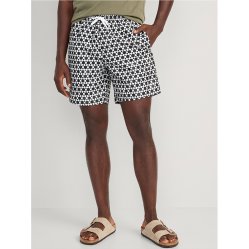 Oldnavy Printed Swim Trunks --7-inch inseam