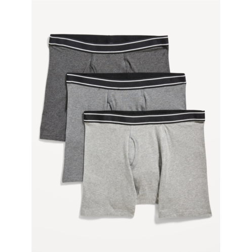 Oldnavy Printed Built-In Flex Boxer-Brief Underwear 3-Pack -- 6.25-inch inseam