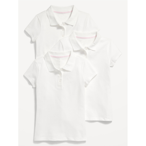 Oldnavy Uniform Pique Polo Shirt 3-Pack for Girls