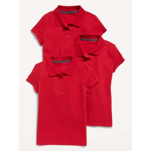 Oldnavy Uniform Pique Polo Shirt 3-Pack for Girls