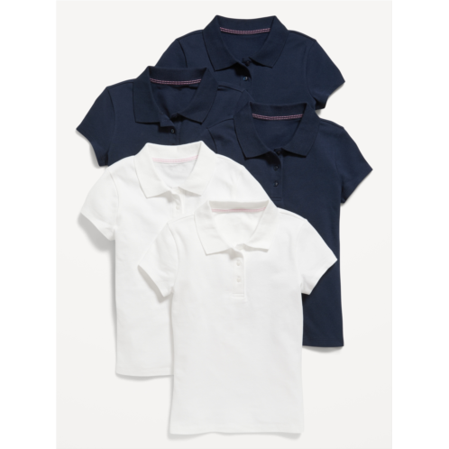 Oldnavy Uniform Pique Polo Shirt 5-Pack for Girls Hot Deal