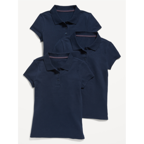 Oldnavy Uniform Pique Polo Shirt 3-Pack for Girls Hot Deal