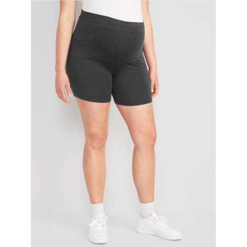 Oldnavy Maternity Full-Panel Biker Shorts -- 6-inch inseam