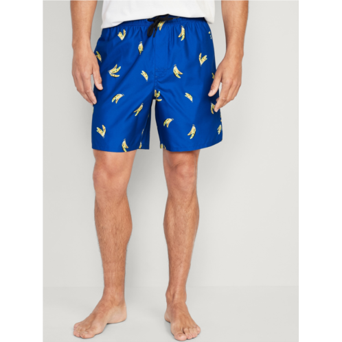 Oldnavy Printed Swim Trunks --7-inch inseam