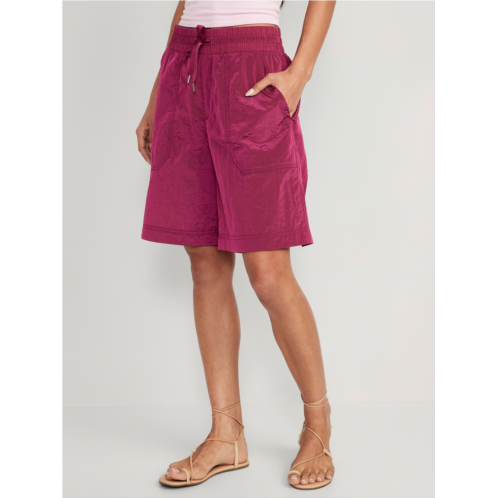 Oldnavy High-Waisted Bermuda Shorts -- 11-inch inseam