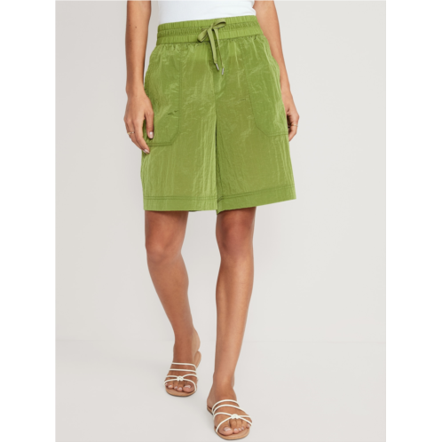 Oldnavy High-Waisted Bermuda Shorts -- 11-inch inseam