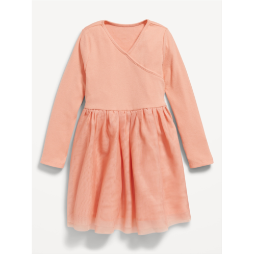 Oldnavy Fit & Flare Wrap-Front Tutu Dress for Toddler Girls