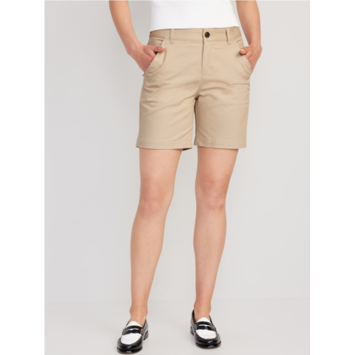 Oldnavy High-Waisted Uniform Bermuda Shorts -- 7-inch inseam