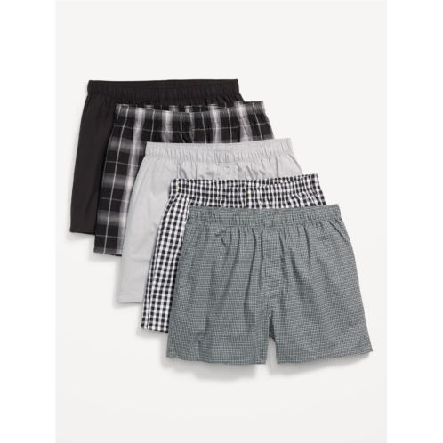 Oldnavy 5-Pack Soft-Washed Boxer Shorts -- 3.75-inch inseam Hot Deal