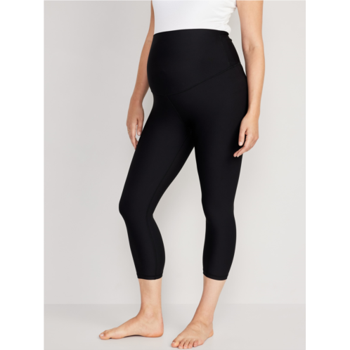 Oldnavy Maternity Full-Panel PowerSoft Crop Leggings