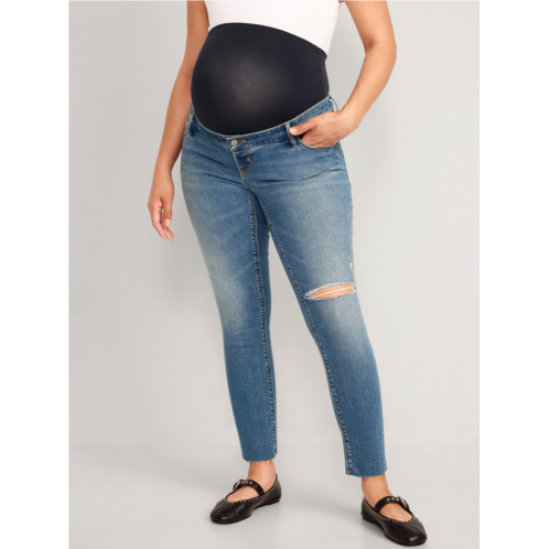 Oldnavy Maternity Full-Panel Rockstar Super Skinny Jeans