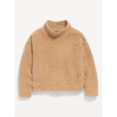 Oldnavy Cozy-Knit Mock-Neck Cropped Sweater for Toddler Girls