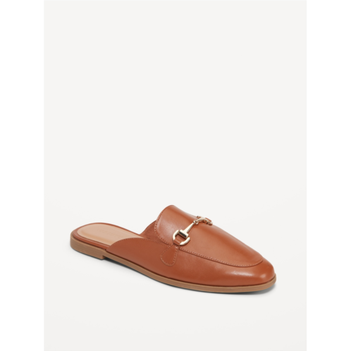 Oldnavy Faux-Leather Loafer Mule Shoes
