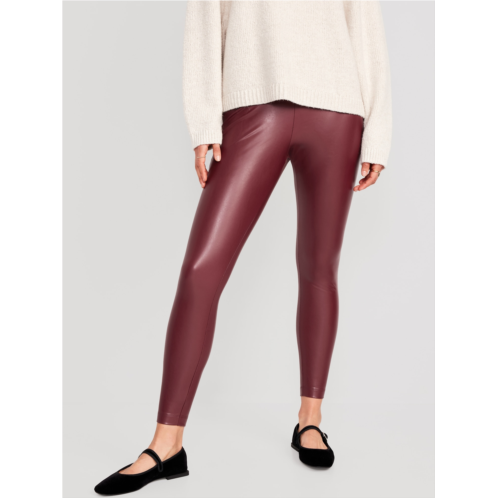 Oldnavy High-Waisted Faux-Leather Leggings for Women