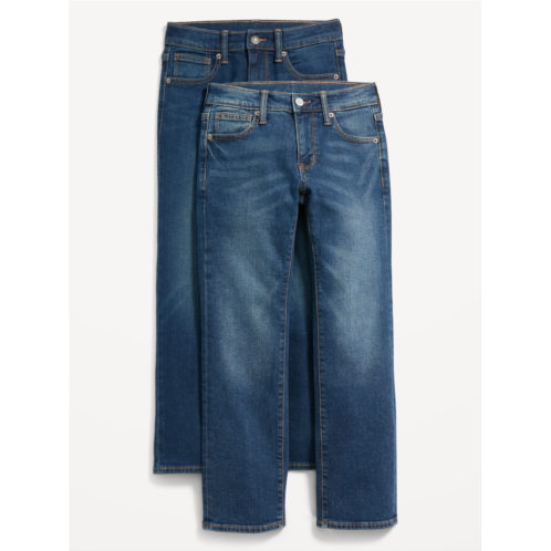 Oldnavy Built-In Flex Straight Jeans 2-Pack for Boys Hot Deal
