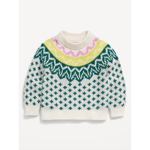 Oldnavy Cozy Fair Isle Pullover Sweater for Toddler Girls