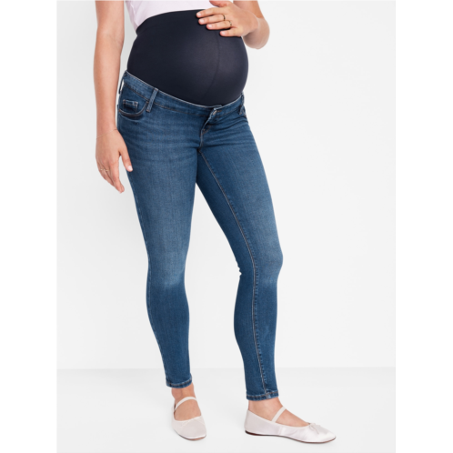 Oldnavy Maternity Premium Full Panel Rockstar Super Skinny Jeans Hot Deal