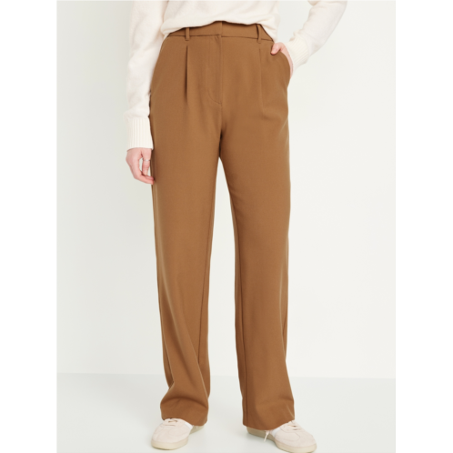 Oldnavy Extra High-Waisted Pleated Taylor Trouser Wide-Leg Pants