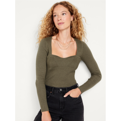 Oldnavy Fitted Rib-Knit Sweater