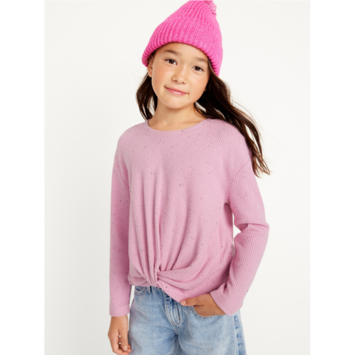 Oldnavy Long-Sleeve Twist-Front Top for Girls
