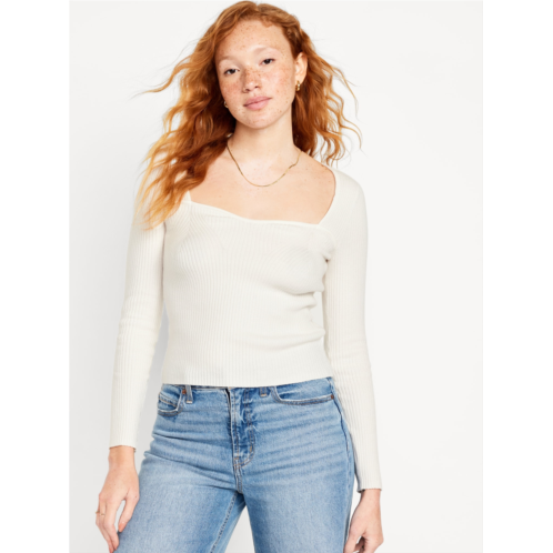 Oldnavy Fitted Rib-Knit Sweater