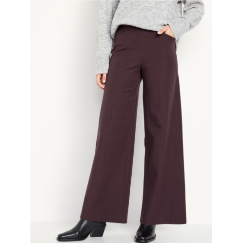 Oldnavy High-Waisted Pull-On Pixie Wide-Leg Pants