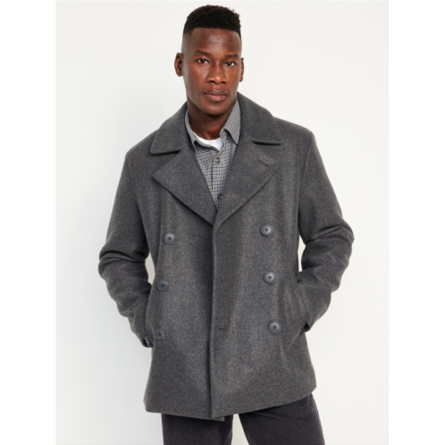 Oldnavy Soft-Brushed Double-Breasted Peacoat