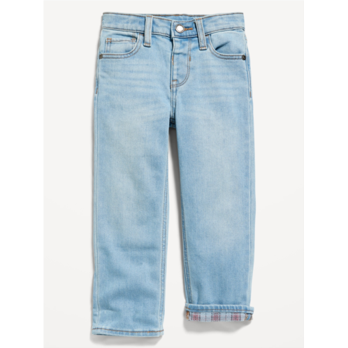 Oldnavy Built-In Warm Straight Patterned-Lined Jeans for Toddler Boys