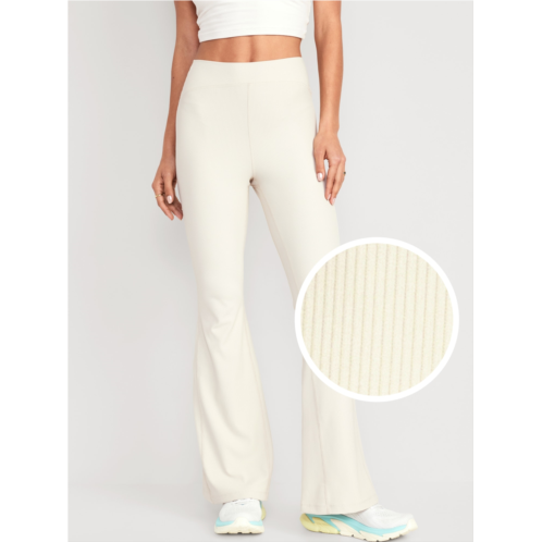 Oldnavy Extra High-Waisted PowerSoft Ribbed Super Flare Leggings