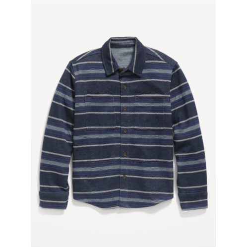 Oldnavy Cozy-Knit Long-Sleeve Pocket Shirt for Boys