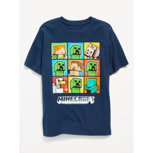 Oldnavy Minecraft Gender-Neutral Graphic T-Shirt for Kids Hot Deal