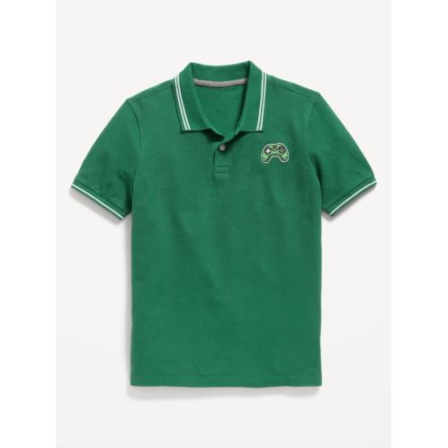 Oldnavy Short-Sleeve Pique Polo Shirt for Boys Hot Deal