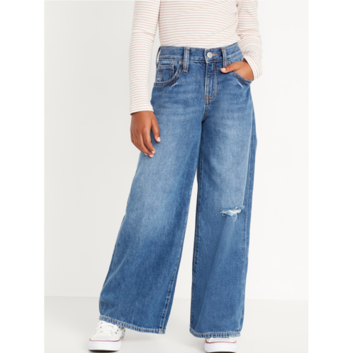 Oldnavy High-Waisted Super Baggy Wide-Leg Non-Stretch Jeans for Girls Hot Deal