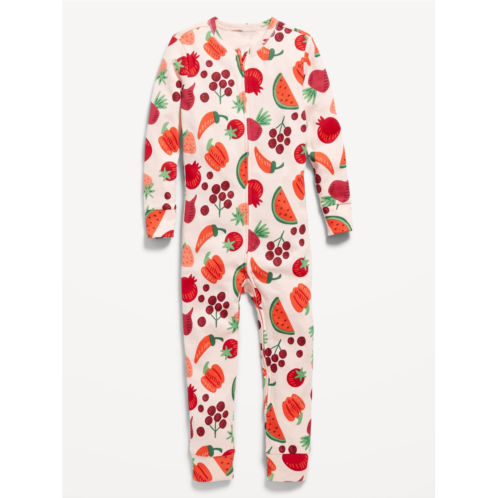 Oldnavy Unisex Snug-Fit 2-Way-Zip Printed Pajama One-Piece for Toddler & Baby Hot Deal