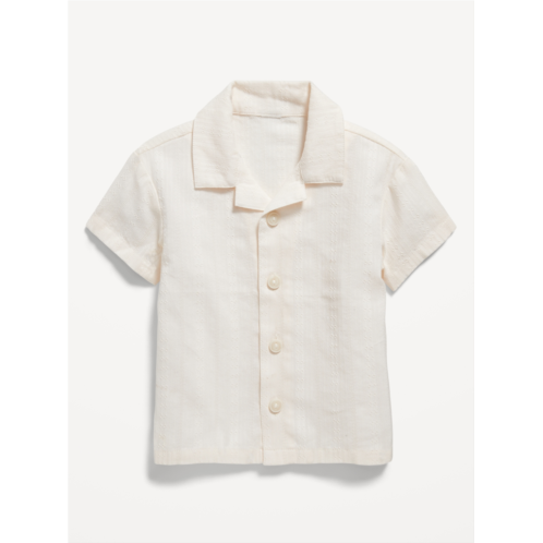Oldnavy Textured Dobby Camp Shirt for Baby