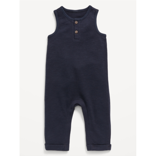Oldnavy Unisex Sleeveless Sweater-Knit Henley One-Piece for Baby
