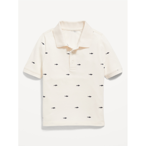Oldnavy Printed Short-Sleeve Polo Shirt for Toddler Boys Hot Deal