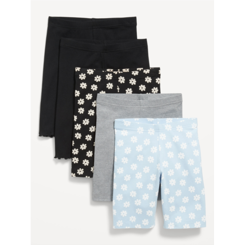 Oldnavy Biker Shorts Variety 5-Pack for Girls