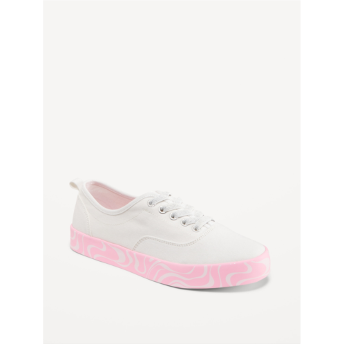 Oldnavy Elastic-Lace Canvas Sneakers for Girls