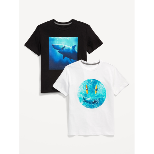 Oldnavy Short-Sleeve Graphic T-Shirt 2-Pack for Boys Hot Deal