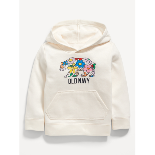 Oldnavy Logo-Graphic Pullover Hoodie for Toddler Girls