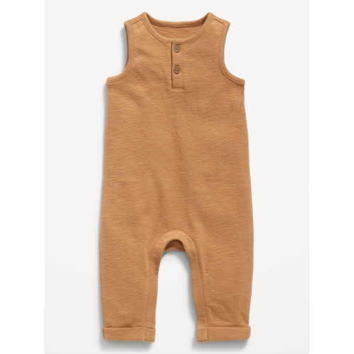 Oldnavy Unisex Sleeveless Sweater-Knit Henley One-Piece for Baby