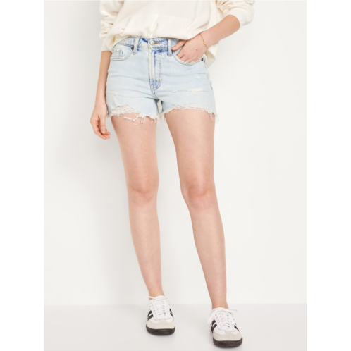 Oldnavy High-Waisted OG Jean Shorts -- 3-inch inseam Hot Deal