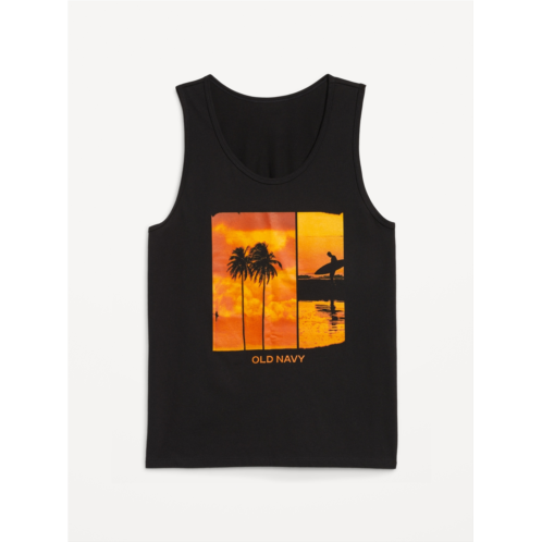 Oldnavy Soft-Washed Logo Graphic Tank Top
