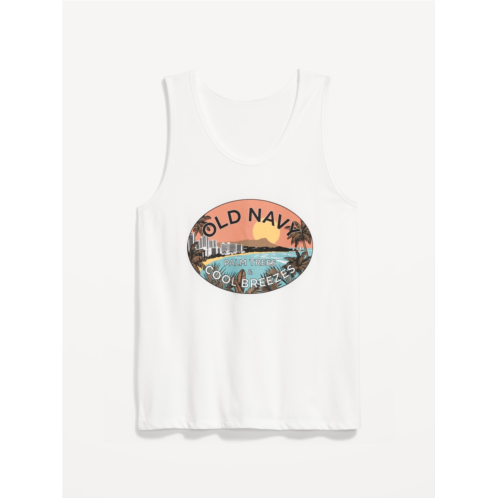 Oldnavy Soft-Washed Logo Graphic Tank Top