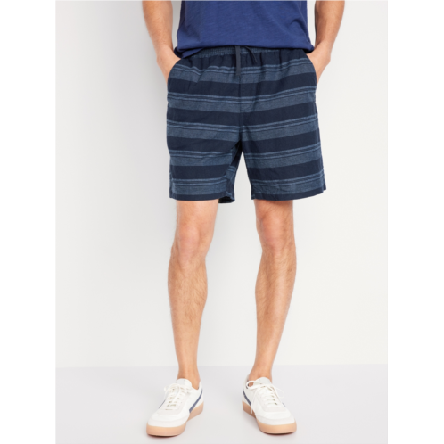 Oldnavy Linen-Blend Jogger Shorts -- 7-inch inseam Hot Deal