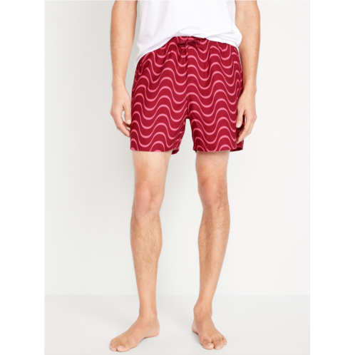 Oldnavy Printed Swim Trunks -- 5-inch inseam